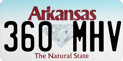 AR license plate 360MHV