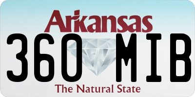 AR license plate 360MIB