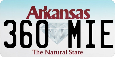 AR license plate 360MIE