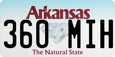 AR license plate 360MIH