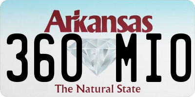AR license plate 360MIO