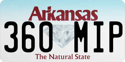 AR license plate 360MIP