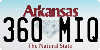 AR license plate 360MIQ