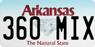 AR license plate 360MIX