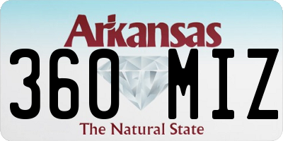 AR license plate 360MIZ