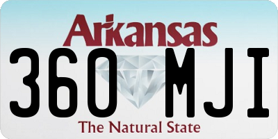 AR license plate 360MJI