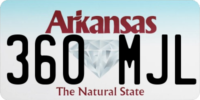 AR license plate 360MJL