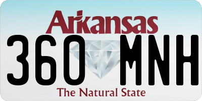 AR license plate 360MNH