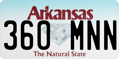 AR license plate 360MNN