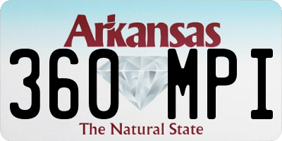 AR license plate 360MPI