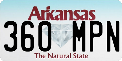 AR license plate 360MPN