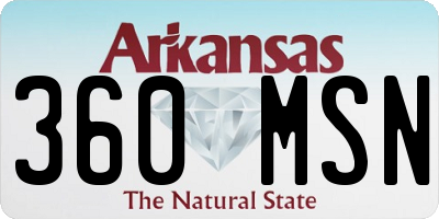 AR license plate 360MSN