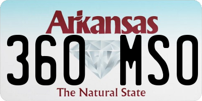 AR license plate 360MSO