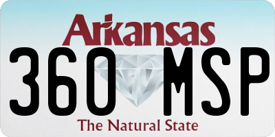 AR license plate 360MSP