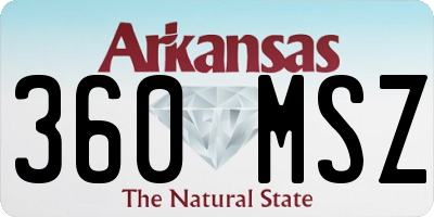 AR license plate 360MSZ