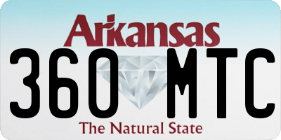 AR license plate 360MTC