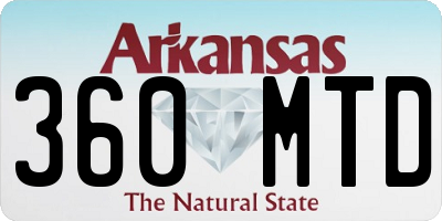 AR license plate 360MTD