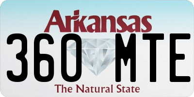 AR license plate 360MTE