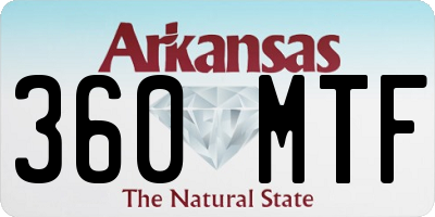 AR license plate 360MTF