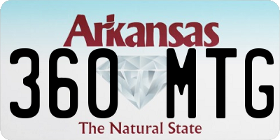 AR license plate 360MTG