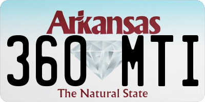AR license plate 360MTI