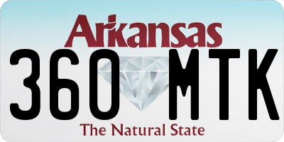 AR license plate 360MTK