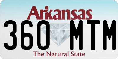 AR license plate 360MTM