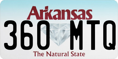 AR license plate 360MTQ