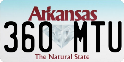 AR license plate 360MTU