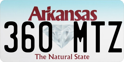 AR license plate 360MTZ
