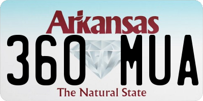 AR license plate 360MUA