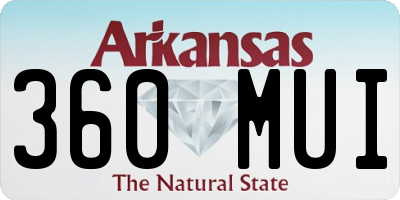 AR license plate 360MUI