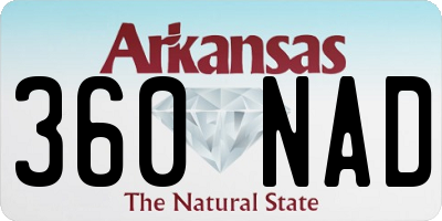 AR license plate 360NAD