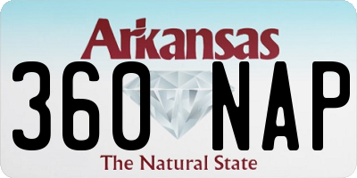 AR license plate 360NAP