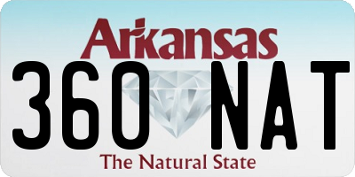 AR license plate 360NAT