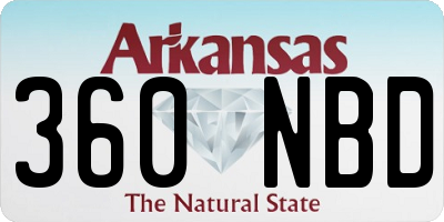 AR license plate 360NBD