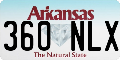 AR license plate 360NLX