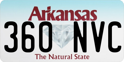 AR license plate 360NVC