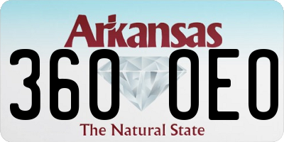 AR license plate 360OEO