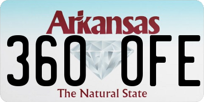 AR license plate 360OFE