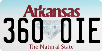 AR license plate 360OIE