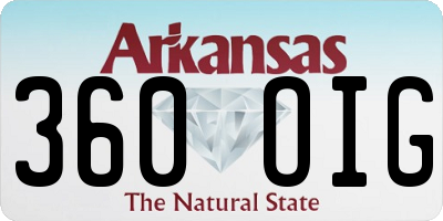 AR license plate 360OIG