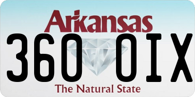 AR license plate 360OIX