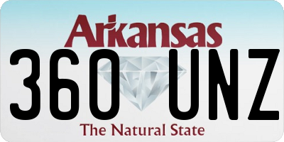 AR license plate 360UNZ