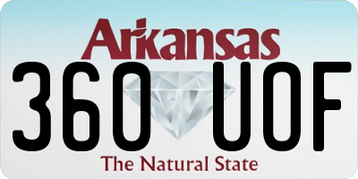AR license plate 360UOF