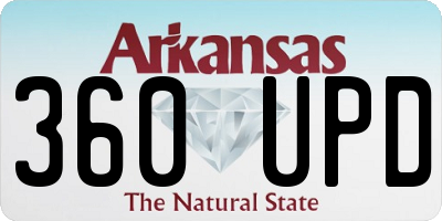 AR license plate 360UPD