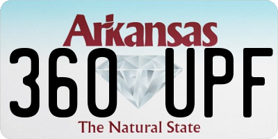 AR license plate 360UPF