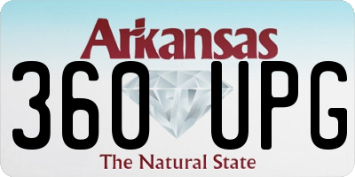 AR license plate 360UPG
