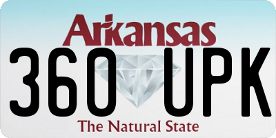 AR license plate 360UPK