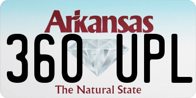 AR license plate 360UPL